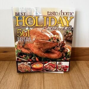 Taste of Home Best Holiday Gatherings Hardcover Cookbook Thanksgiving Christmas